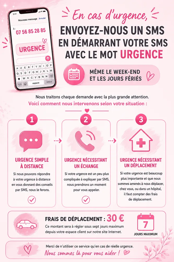 Illustration de l’article « 🚨💗 EN CAS D’URGENCE, NOUS RESTONS JOIGNABLES ! »